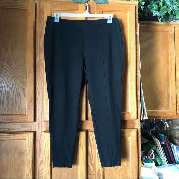 J Jill High Rise Ponte Knit Leggings Petite Large LP - Picture 2 of 13